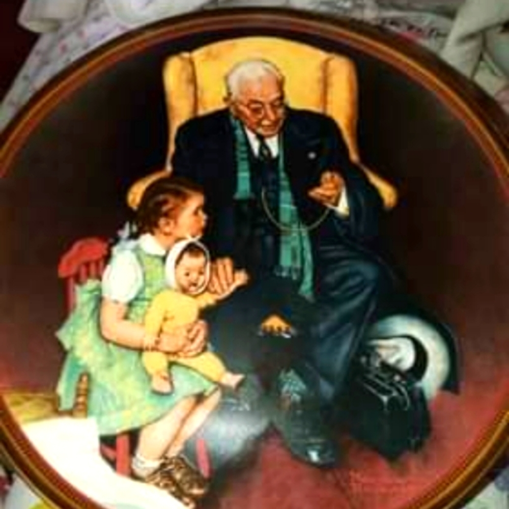 Norman Rockwell Vintage Collectors Plate